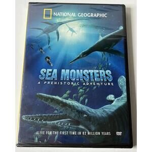 National Geographic Sea Monsters: A Prehistoric Adventure (DVD, 2008, WS) NEW.